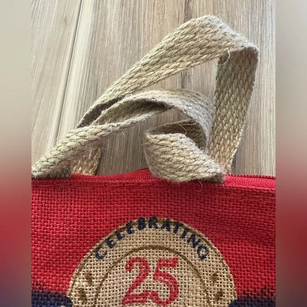 Royal Rice Bag Tote Upcycled